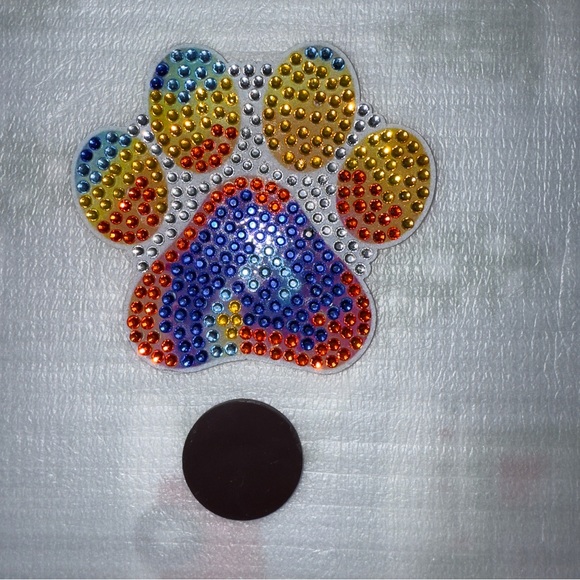Colorful Paw Print Magnets for Small Pets - Picture 4 of 7